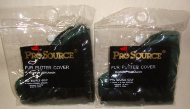 Pro source Golf Green Fur Putter Headcovers , Lot of 2 covers NEW