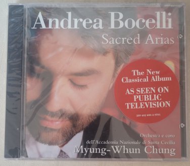 Sacred Arias by Andrea Bocelli (CD, 1999) BRAND NEW & SEALED