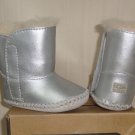 UGG Australia Cassie Metallic Silver Toddler Infants Size 0/1 NEW 1003560