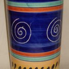 Pier 1 Utensil Holder  Wine Cooler Chiller  Italian Swirl Terracotta 