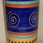 Pier 1 Utensil Holder  Wine Cooler Chiller  Italian Swirl Terracotta 