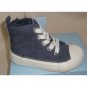 Cat & Jack Shane Blue Denim Lace Up Shoes High-top Sneakers TODDLER Size 6 NEW