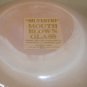 Silvestri mouth Blown  Glass Round vase 5.5" x 6"