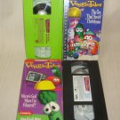 Veggietales The Toy That Saved Christmas & Where's God When I'm S-Scared? VHS