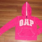 THE GAP Pink Full Zip Long Sleeve Hooded Jacket Girls Size 12