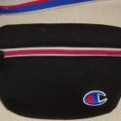 Champion Waist Bag Black Fanny Pack Logo Adjustable Wide Strap
