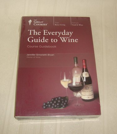 The Everyday Guide to Wine - Great Courses - 4 DVD + Course Guidebook - NEW