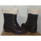 UGG Australia NEWBERRY Brown Waterproof Snow Quilted Boots Size 6 NEW #3224