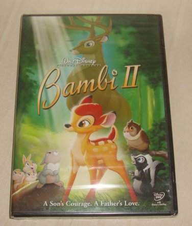 Walt Disney Bambi II Movie Disc DVD Son Courage A Father Love Brand NEW & Sealed