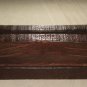 African Primitive Tribal Men Tiki Folk Art Wood Carving Two Statues with Mirror