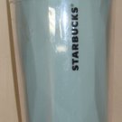 Starbucks Blue Prism Dome Plastic Tall Travel Tumbler 24 oz  2012, No Straw