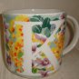 Anthropologie Floral Monogram Mug Initial &acirc;��K&acirc;�� Coffee Tea Cup