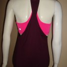 Lululemon No Limits Tank Top 2 In 1 Built in Bra Armpit to Armpit 13" size 4 ?
