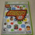FUZION FRENZY 2 XBOX 360 Disc, Case & Manual