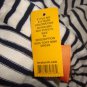 Tory Burch Stripe White Navy Blue Tunic Dress  Nautical KIDS Size XL NEW
