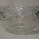 Tiffany crystal bowl large 8.25" dolphin border design