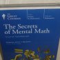 The Secrets of Mental Math  DVD & Guidebook By The Great Courses NEW & SEALED
