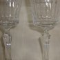Rogaska Wine Goblets signed Retired Vintage , Set of 3 Wine Glasses