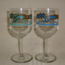 Mario Valentino Lot of 2 Port Wine Glasses