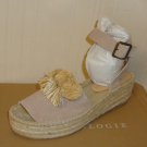 Soludos X Anthropologie PANAREA MidWedge Blush Sandal Women's Size US 10 NEW