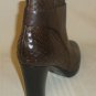 Roberto Durville Paris Brown Leather Ankle Boots Booties Size 37 , No Box