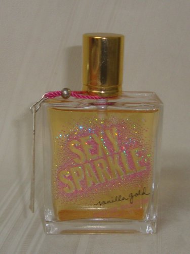 VICTORIA'S SECRET SEXY SPARKLE VANILLA GOLD EAU DE PARFUM 2.5 FL.OZ. 90 % Full