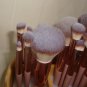 Bamboo Rotating Carousel + 17 Brushes + 4 Make up Blenders NEW 23 Pieces