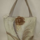 NIZNIK New York LA MIRADA Bag Boutique Designer Handbag Fabric W Rhinestones NEW