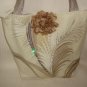 NIZNIK New York LA MIRADA Bag Boutique Designer Handbag Fabric W Rhinestones NEW