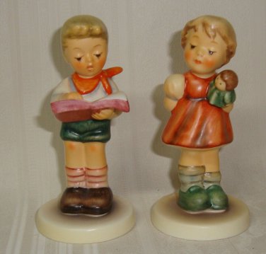 GOEBEL "Puppet Princess" 2103/A & Honor Student 2087/B Club Lot of 2