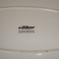 The Cellar Violet White Purple Oval Serving Platter Ceramic Plate Vintage