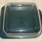 Pyrex Clear Glass Pyrex 222-R & 222 With Lid 2 qt Lot of 2 Baking Dish Vintage