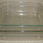 Pyrex Clear Glass Pyrex 222-R & 222 With Lid 2 qt Lot of 2 Baking Dish Vintage