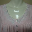 Eileen West Small Blush Pink Long Sleeve Cuddle Knit Nightgown E5325006 NEW