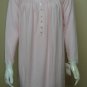 Eileen West Small Blush Pink Long Sleeve Cuddle Knit Nightgown E5325006 NEW