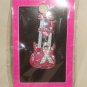 Hard Rock Cafe PINKTOBER 2010 Breast Cancer Awareness Double Neck Guitar Pin NEW