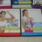 Pilates Pro Chair Total Body Workout Sculpt Tone Basics Core Buns Lot of 5 DVD