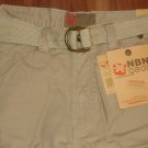 Kids Size 18 NBN Gear Khaki Cargo Shorts. NWT