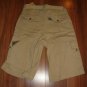 Kids Size 14 NBN Gear Khaki Cargo Shorts. NWT
