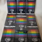 Certron Beta Videocassette L-750. Lot of 10 Blank Cassette (NOT VHS) New Sealed