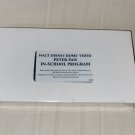Walt Disney Home Video PETER PAN-VHS In-School Program SEALED C8409