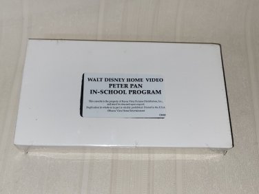 Walt Disney Home Video PETER PAN-VHS In-School Program SEALED C8409
