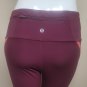 Lululemon Cropped Legging Athletic Running Mesh Detail Women Size 8