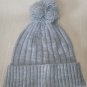 MICHAEL KORS Light Grey Beanie with Pom Hat Women's One Size NEW MIK-FA-002
