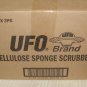 UFO Brand 4"x3"x1" Cellulose Sponge Scrubbers 60 Packs With 3 Sponge Each