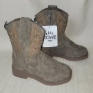 Cowboy Boots Square Toe KIDS Size US 12 Faux Leather By Pawz Stepping Stones NEW