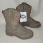 Cowboy Boots Square Toe KIDS Size US 12 Faux Leather By Pawz Stepping Stones NEW