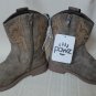 Cowboy Boots Square Toe KIDS Size US 12 Faux Leather By Pawz Stepping Stones NEW