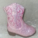 Cowboy Boots Little Kids TODDLER Size US 9 Blush Sparkle Glitter By Pawz