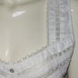 Eileen West White Sleeveless with Lace Detail Nightgown Women Size MED NEW